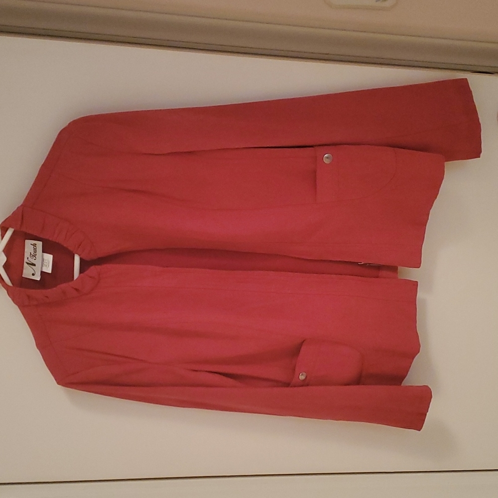 Lovely Dark Pink Lightweight Jacket